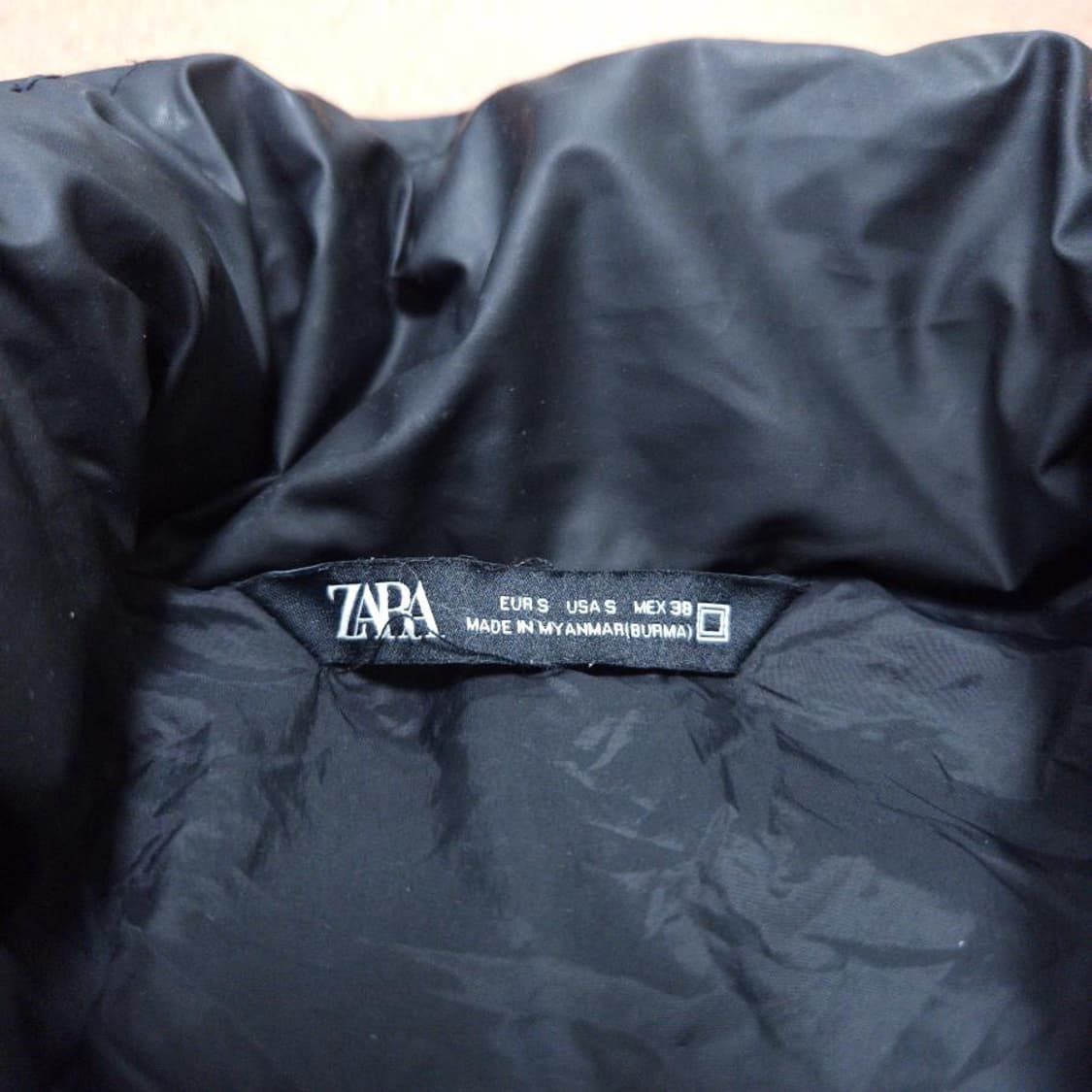 (바배) 자라 블랙 패딩 자켓 상품이미지2