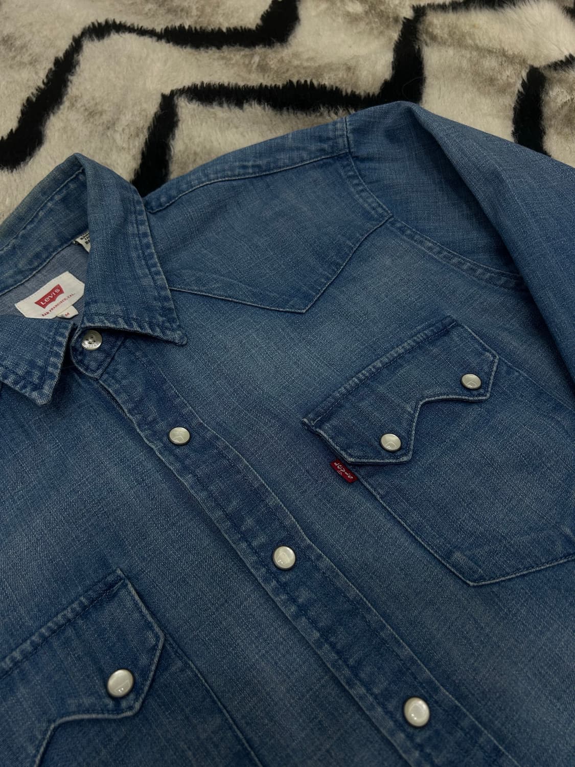 [M]리바이스 바스코우 웨스턴 데님 셔츠 상품이미지1