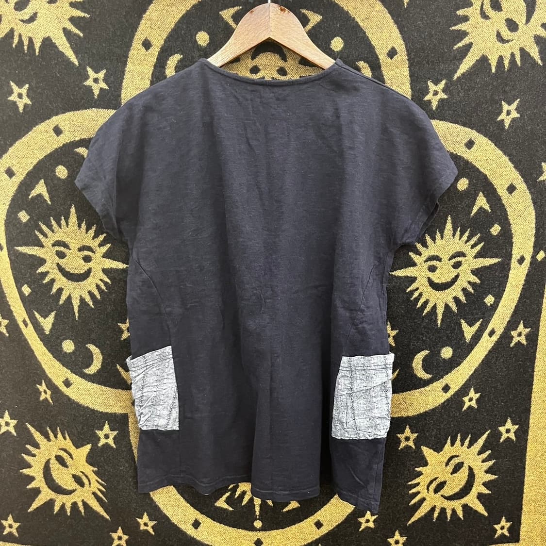 빈티지 희귀 핀터감성 코지 모리 대장급 단추 반팔티 K0102 상품이미지4