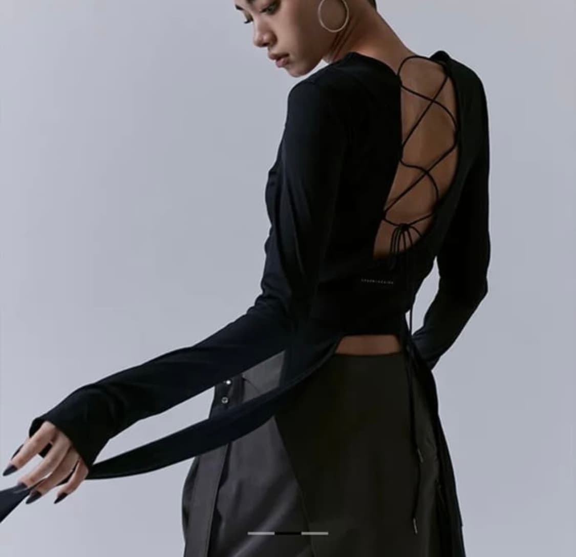 트리밍버드 Backless strap long sleeve 상품이미지3
