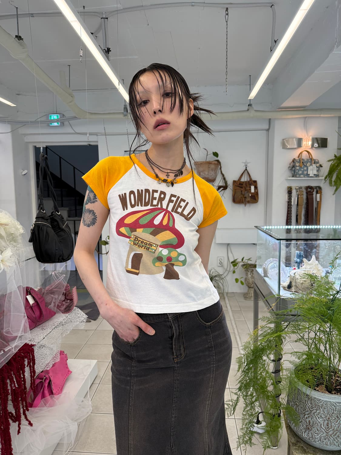 mushroom t-shirt 상품이미지1
