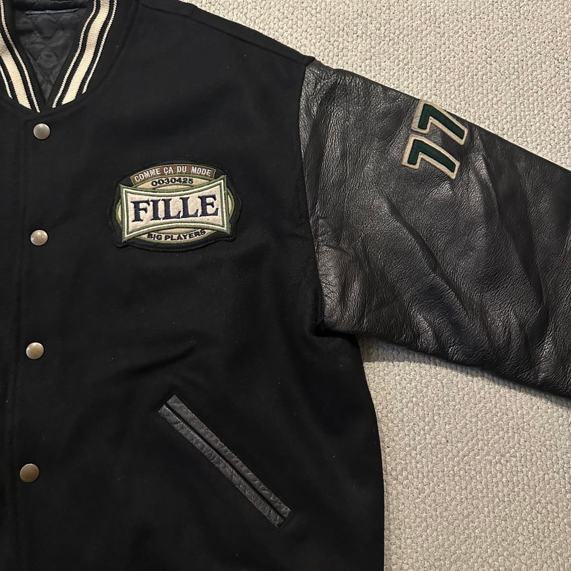 90s 꼼사 데 모드 Comme ca du mode 바시티 자켓 상품이미지5