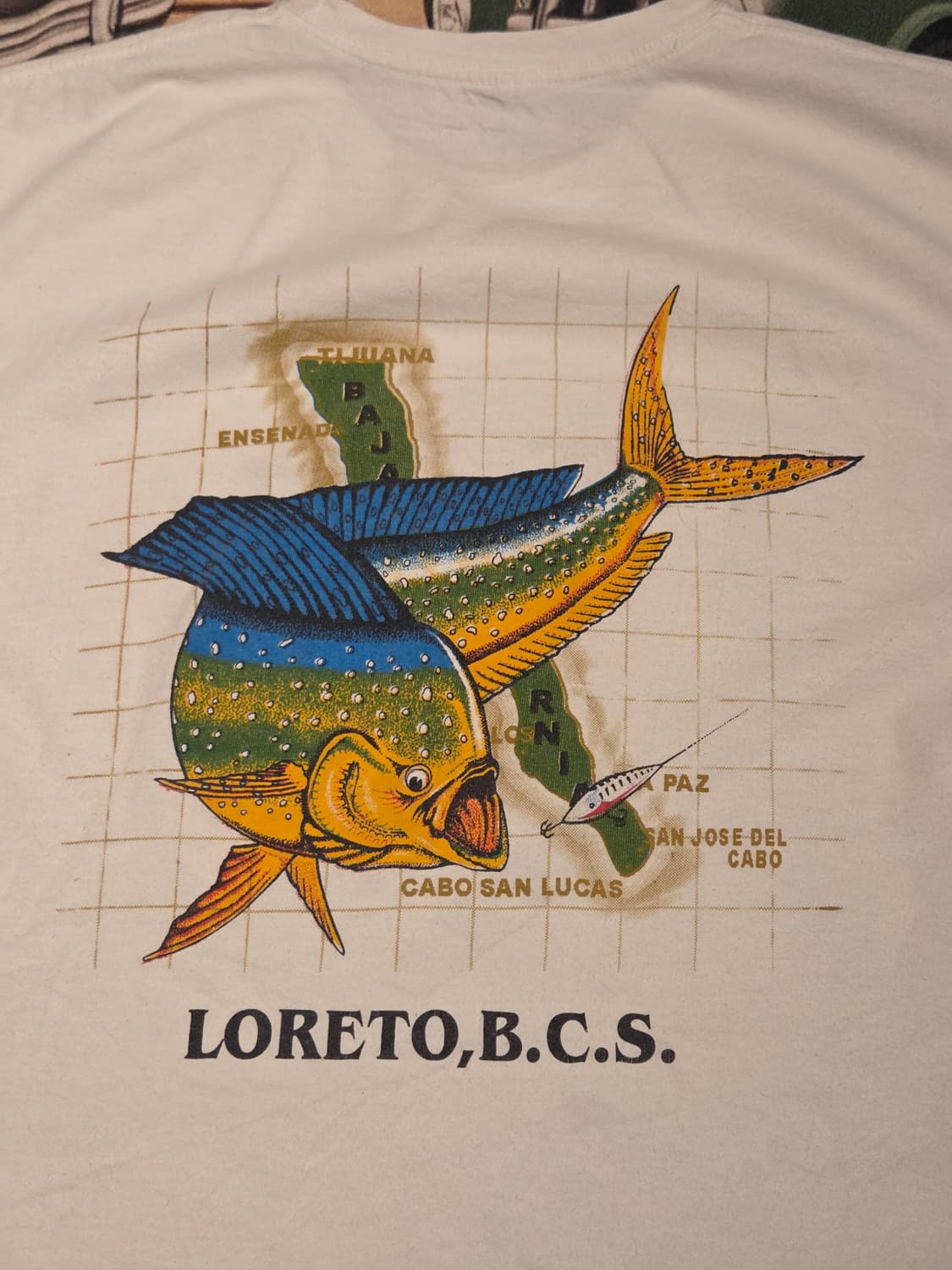 바하 칼리포르니아 피싱 빈티지 티셔츠 상품이미지4