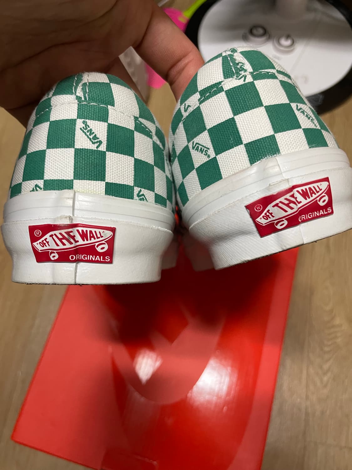 (290) 반스 체커보드 그린 상품이미지3