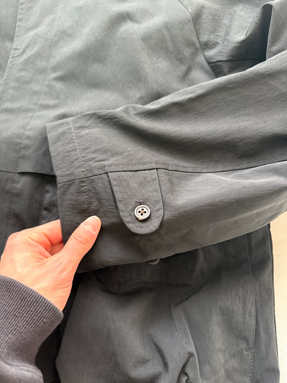 (새상품)Ends and means 저널리스트 코트 블랙 M  상품이미지3