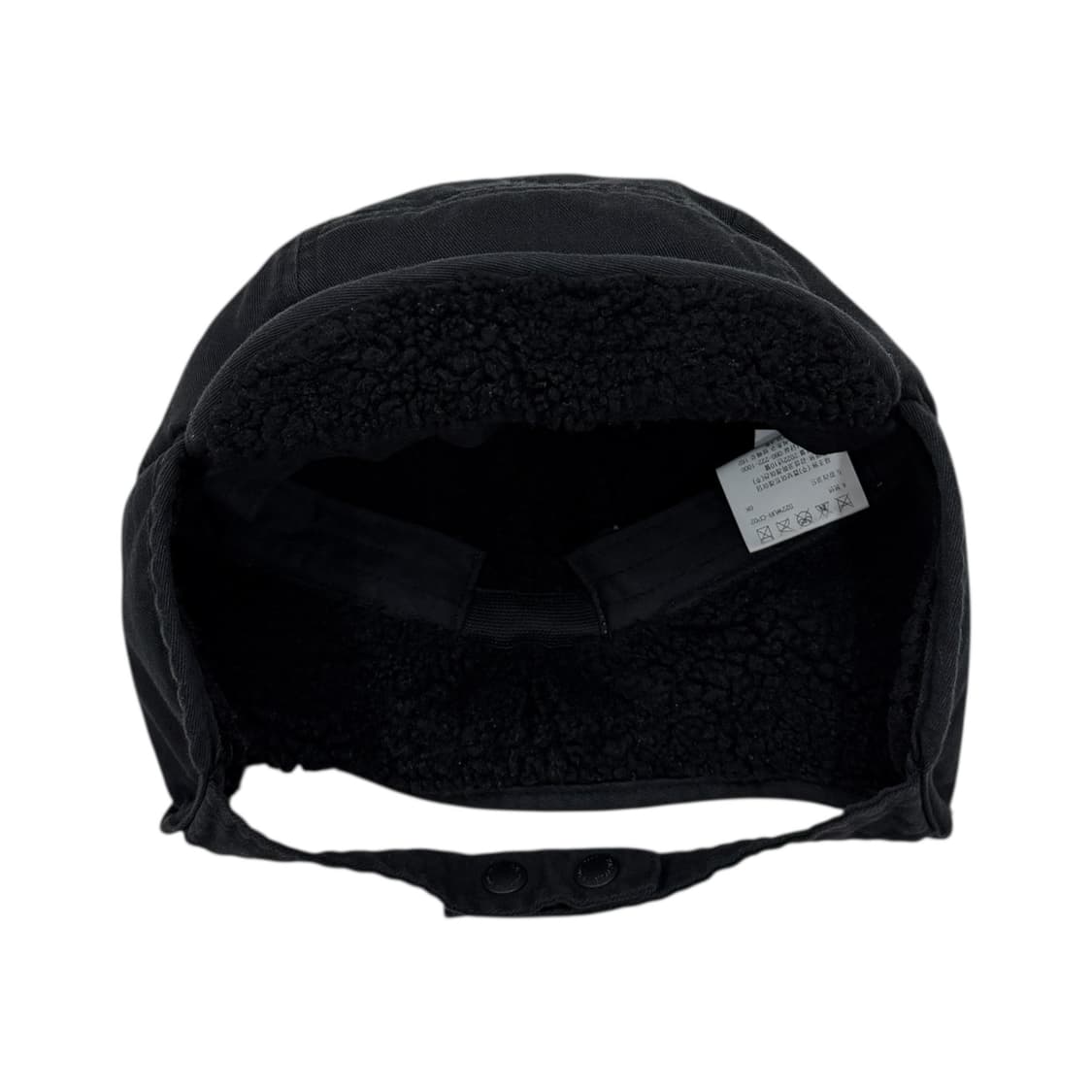 스노우피크 귀도리 부클 고소모 트루퍼햇 모자 블랙 상품이미지3