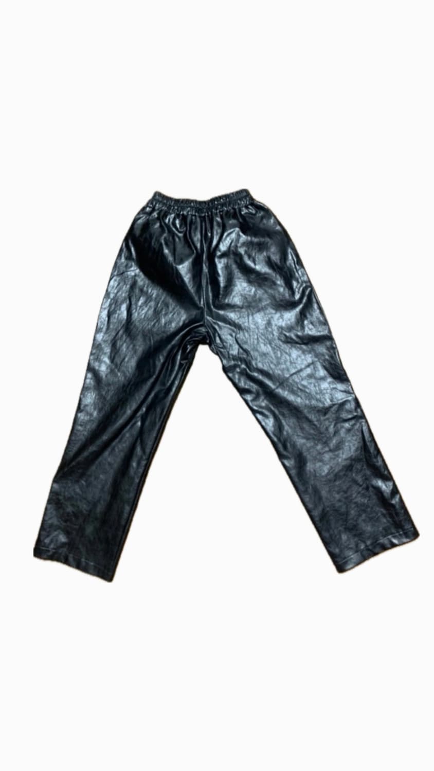 밴딩 레자팬츠 상품이미지1