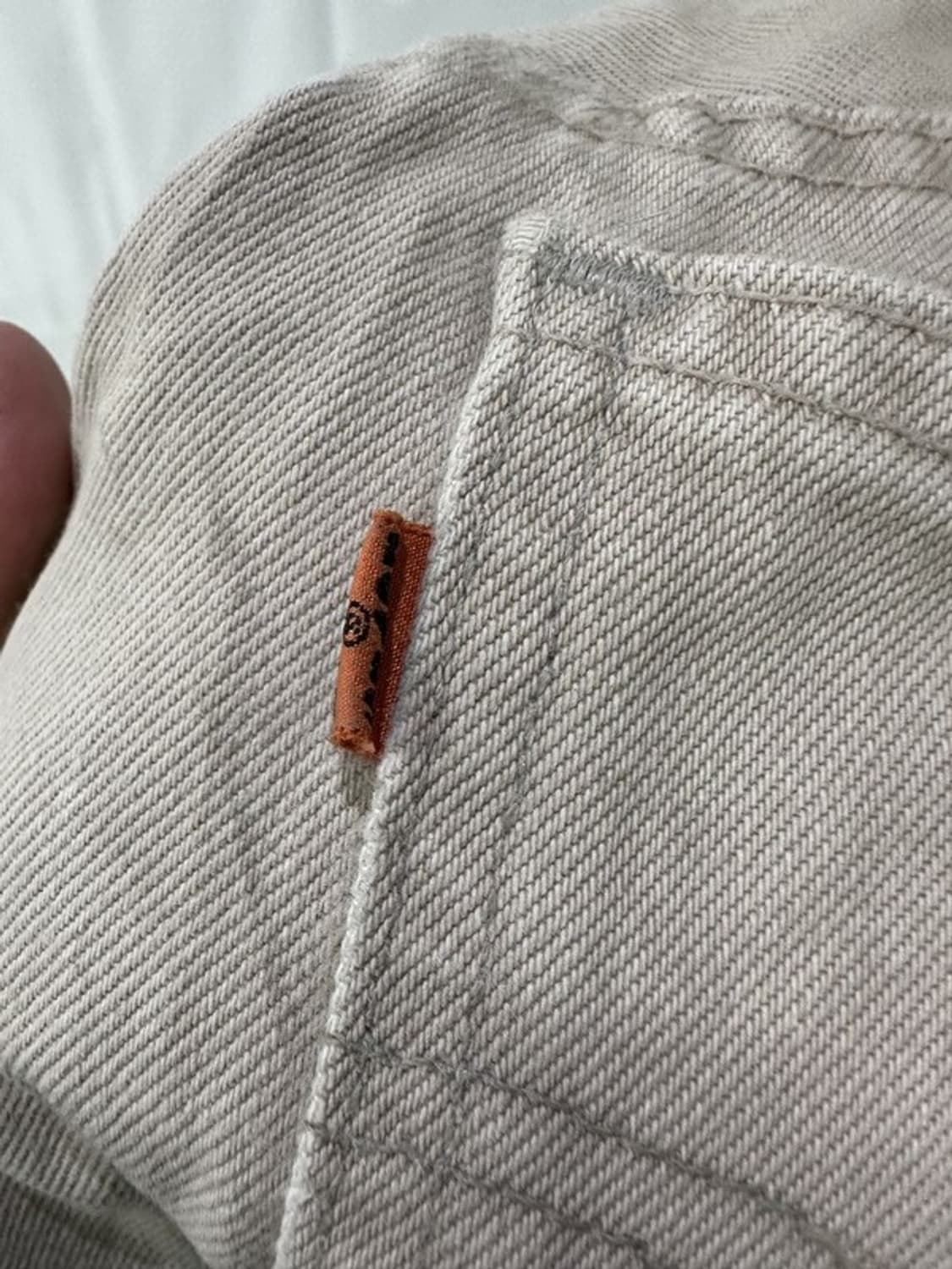 [W30L32] LEVI'S 리바이스618 03 90s UK 베이지데님 상품이미지6