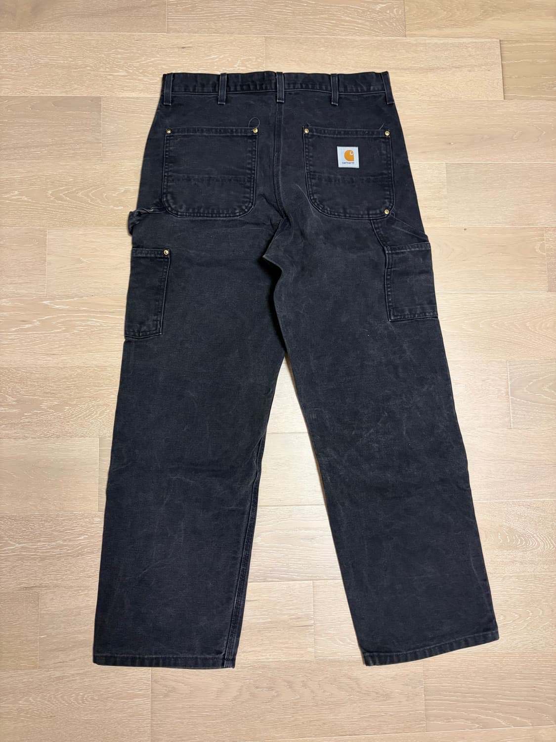 빈티지 90s 칼하트 더블니 블랙 made in usa🇺🇸 상품이미지2