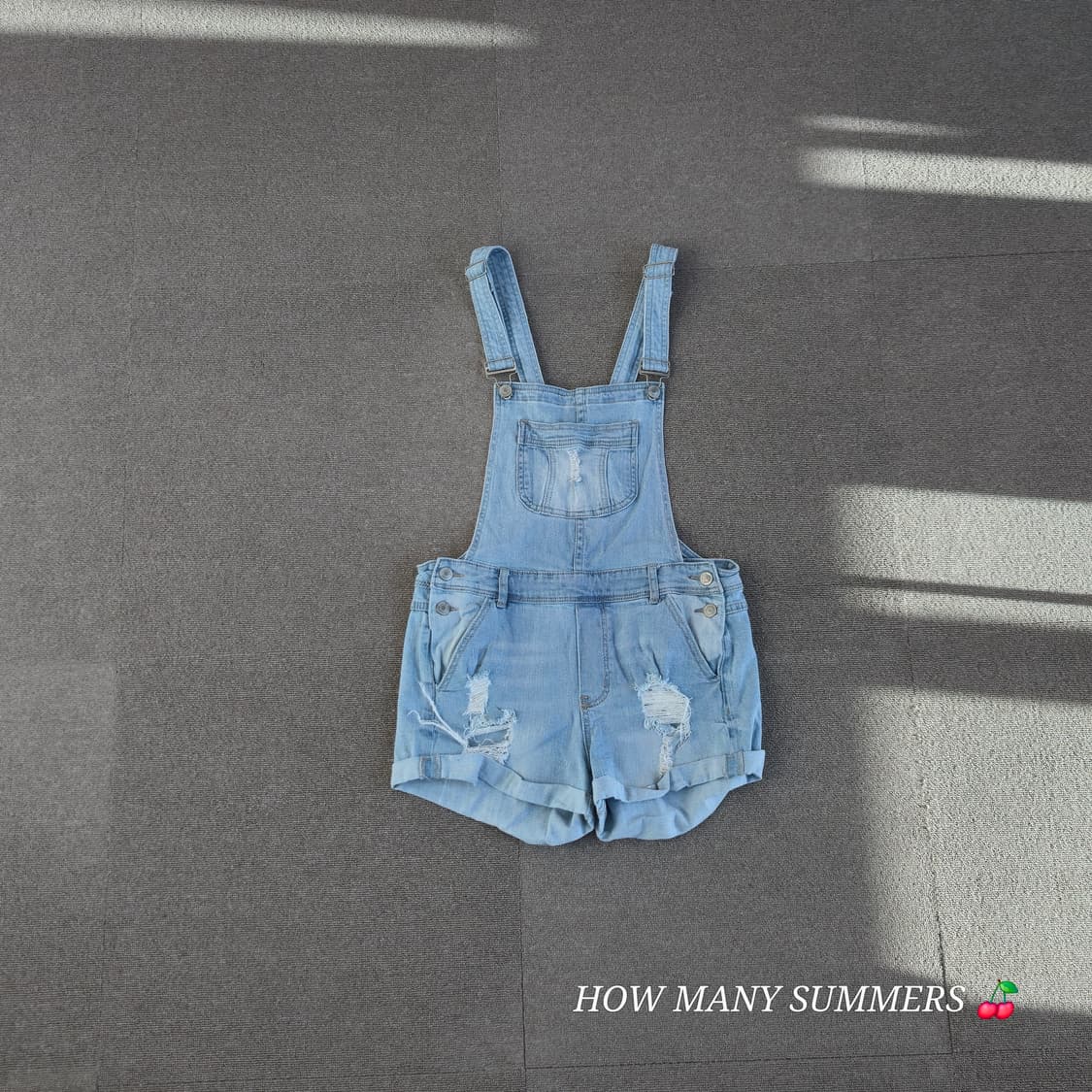 연청 반바지 멜빵 xs  상품이미지2