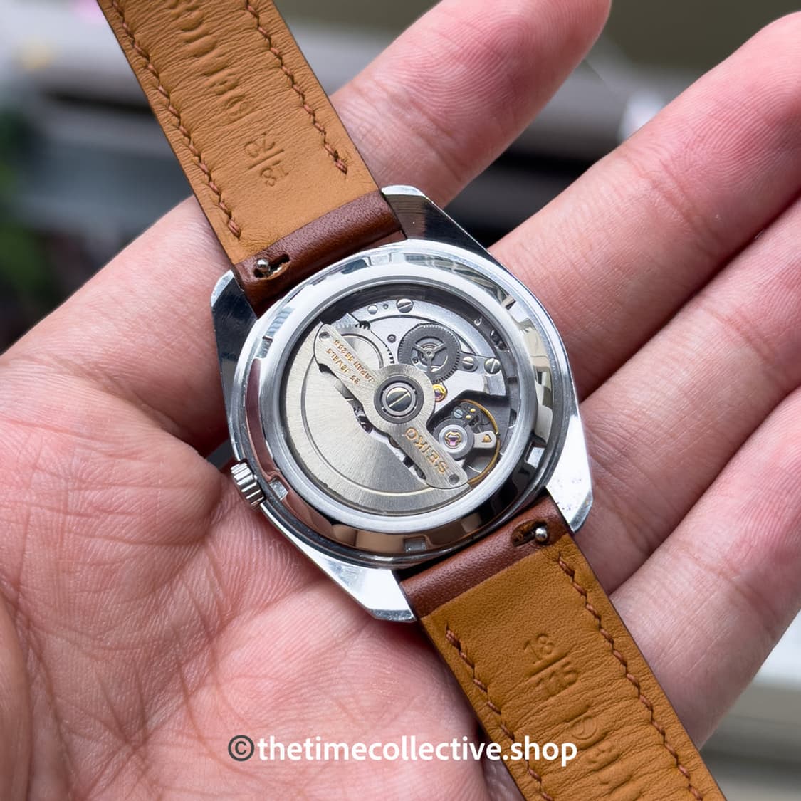 씨스루백 빈티지 그랜드세이코 킹세이코 로드매틱 투명 유리 케이스백 상품이미지2