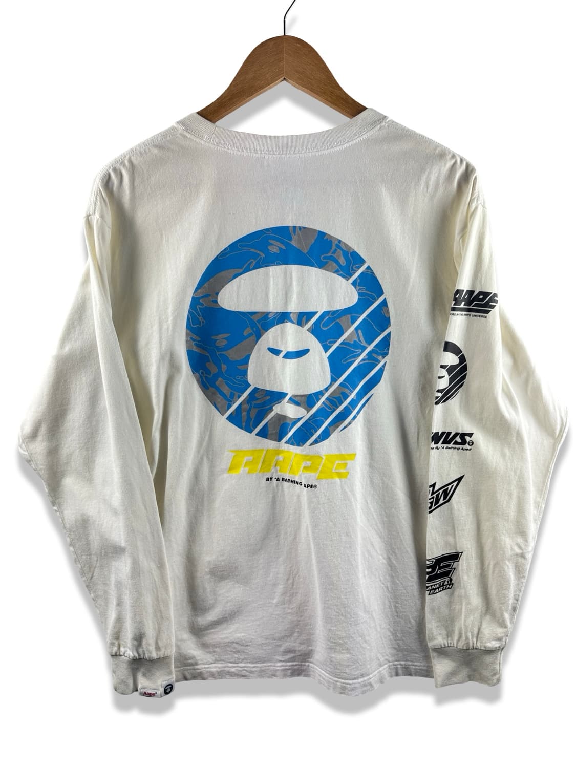 에이프 빅사루 사이드 프린팅 롱슬리브2308 상품이미지2