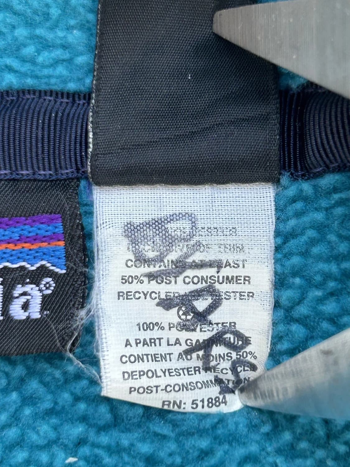 00s 파타고니아 신칠라 스냅-T 청록/네이비 자메이카 상품이미지5