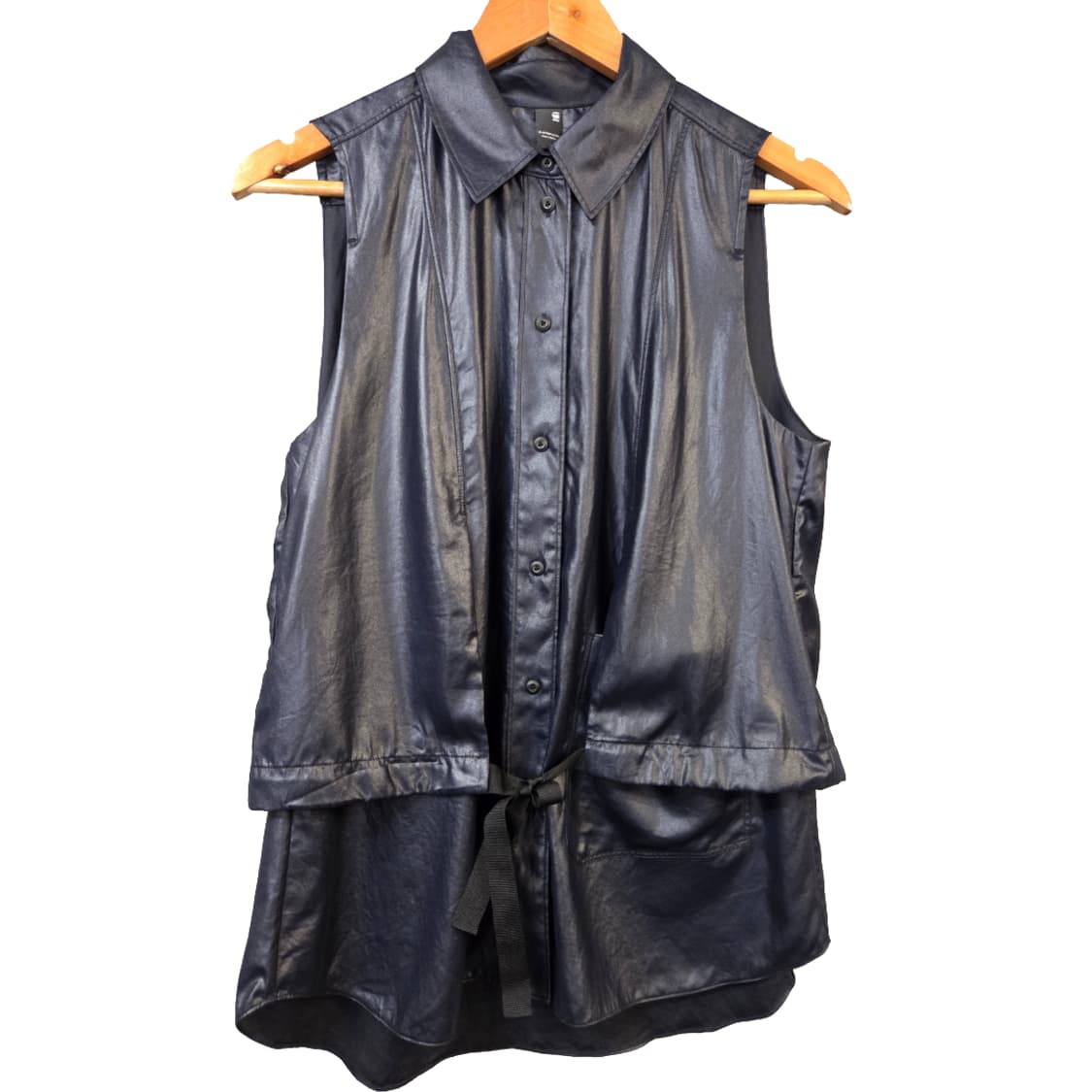 G-Star RAW 네이비 민소매 셔츠 원피스(M) 상품이미지1