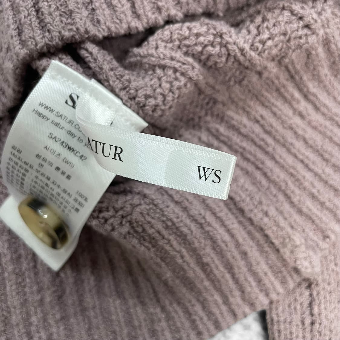 세터 Satur 우먼스 파로 오버 부클 가디건 상품이미지6