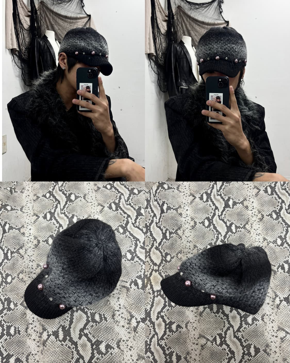 3Shadow Knit Cap (여성Free) 3.2 상품이미지1