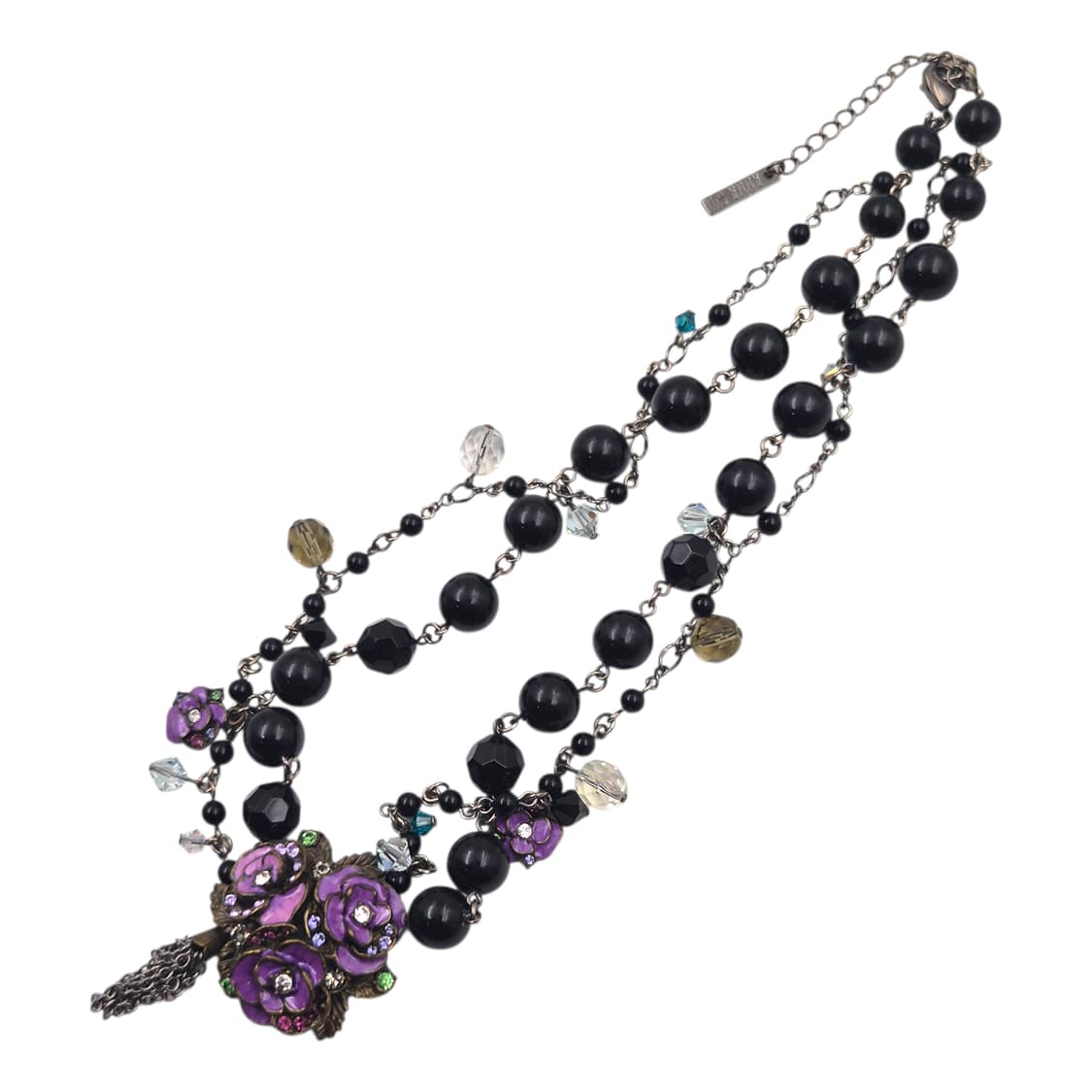 04s 안나수이 엔틱 퍼플 빅 로즈 레이어드 초커 상품이미지2