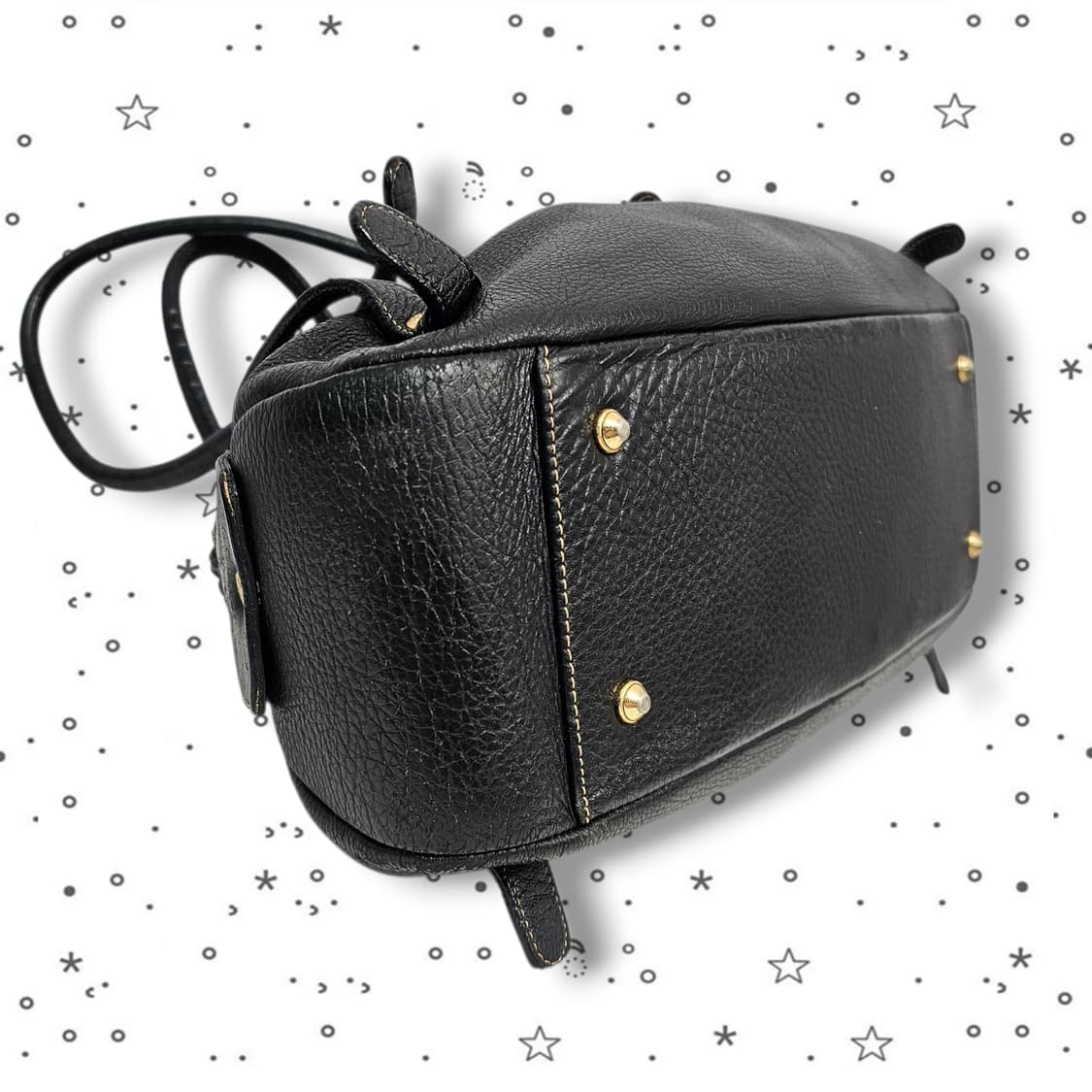 Nicole 니콜밀러 블랙 가죽 토트백 상품이미지9