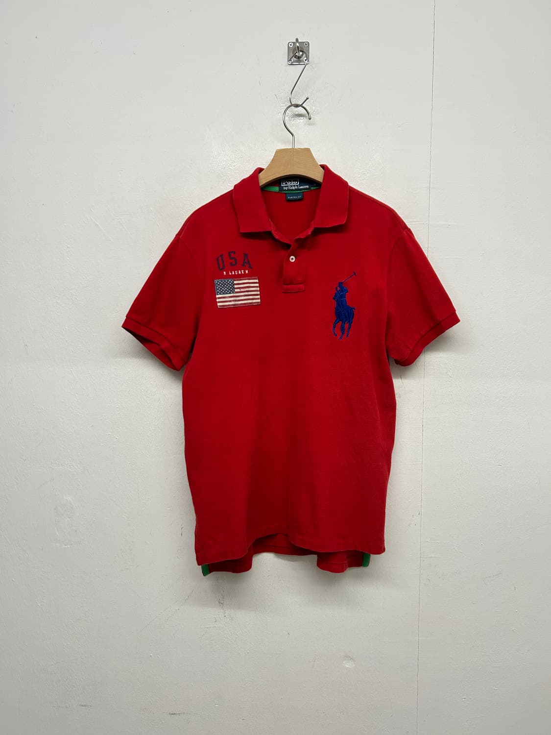 폴로 랄프로렌 빅포니 성조기 피케 티셔츠 상품이미지1