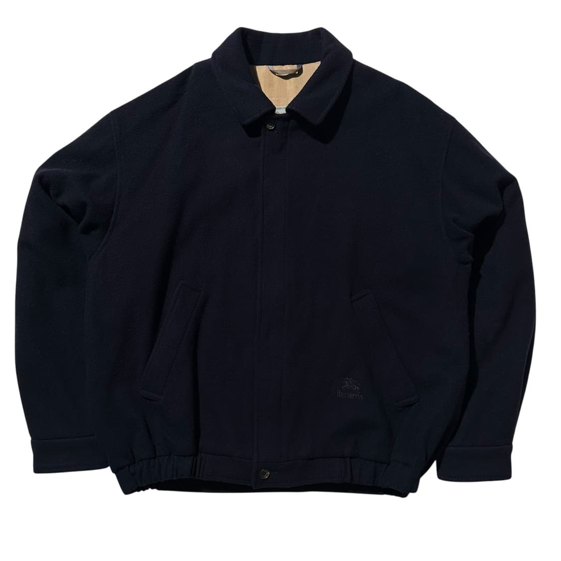 버버리 울 블루종 자켓 네이비 상품이미지2