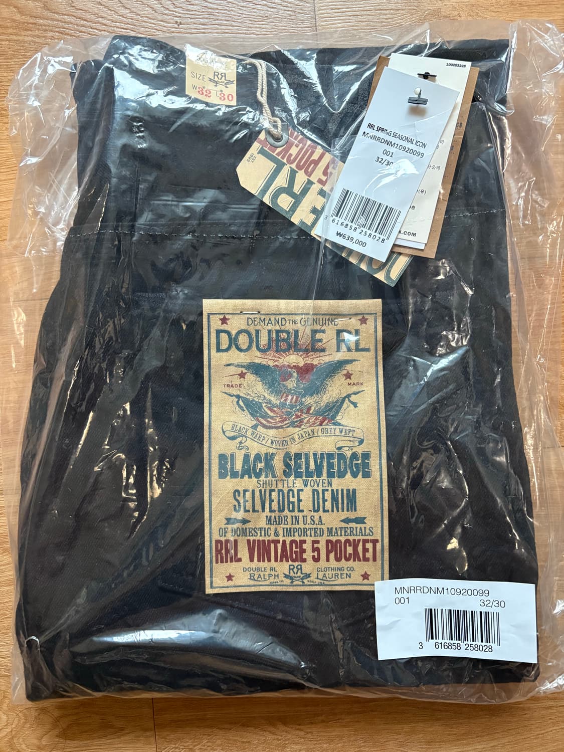 RRL 빈파포 블온블 32x30 상품이미지1