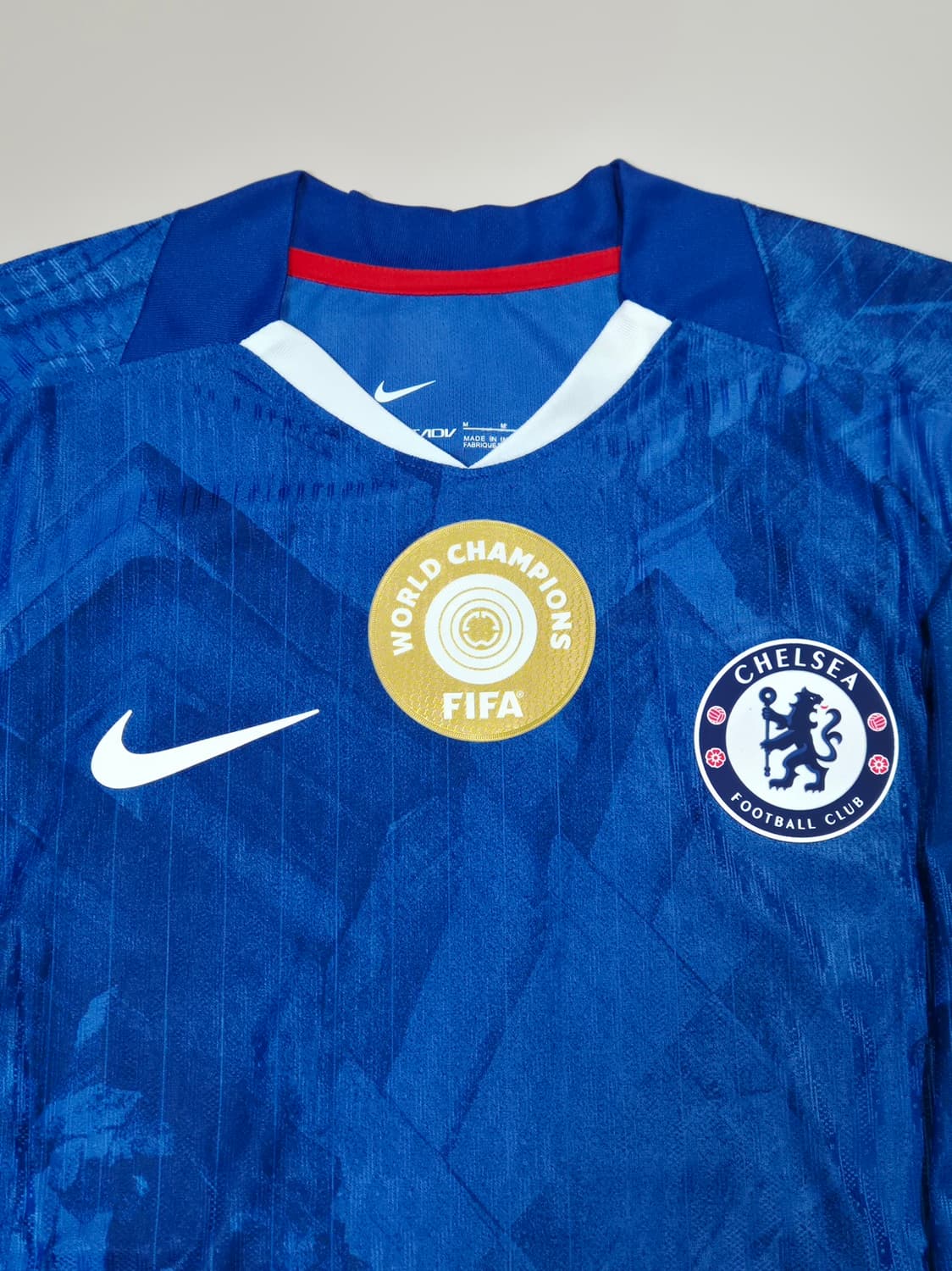 25-26시즌 첼시 홈 이스테방 챔스패치 긴팔 유니폼 M사이즈 상품이미지3