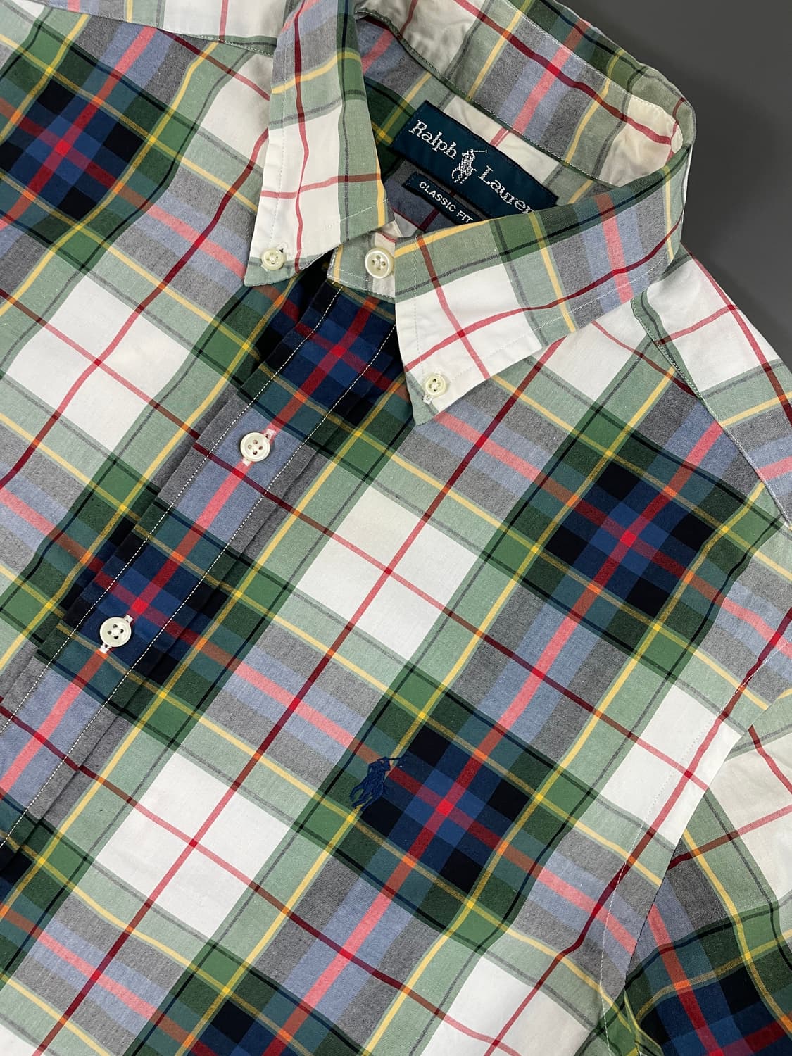 [M] 폴로 랄프로렌 타탄 체크 셔츠 클래식 핏 상품이미지3