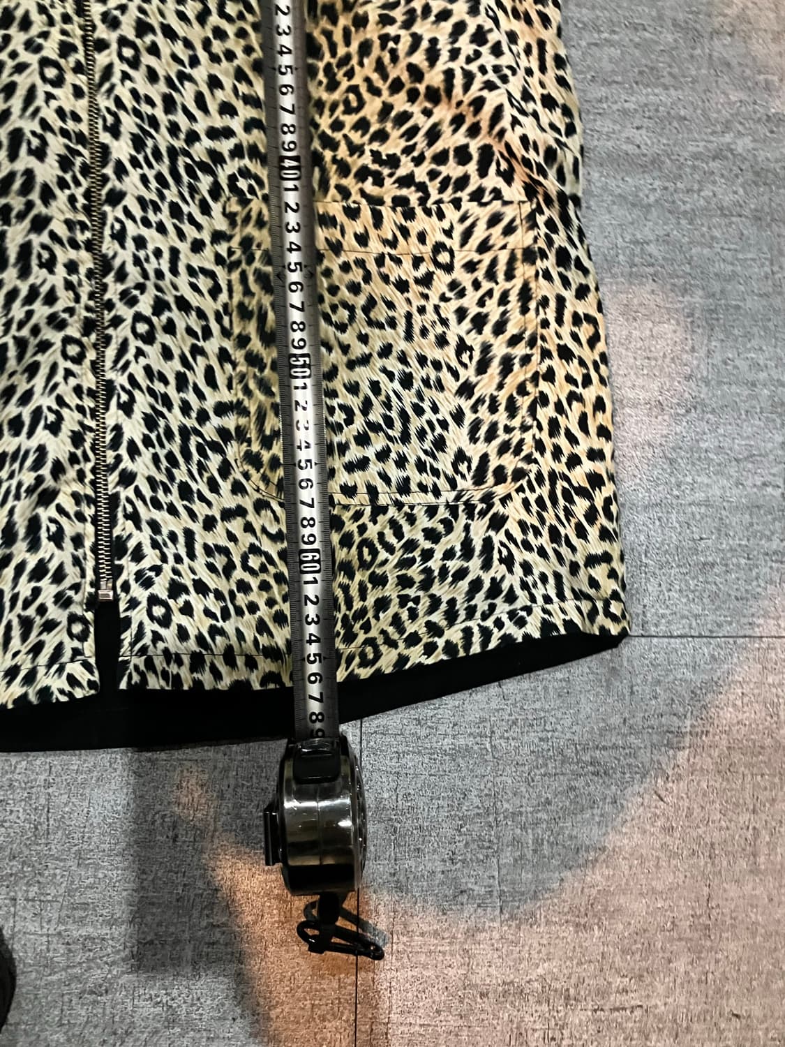 일본빈티지 올드스쿨아메카지 레오파드호피 베스트조끼 상품이미지3