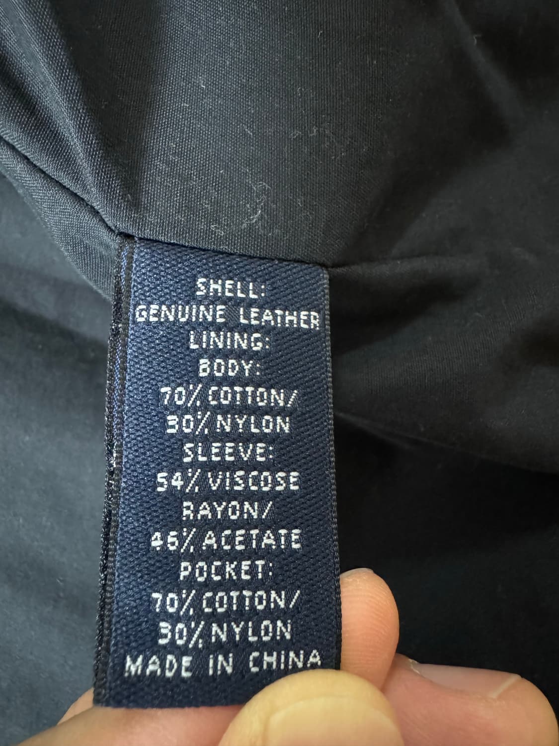 XL 브룩스브라더스 레더 카코트 블랙 가죽 자켓 상품이미지6