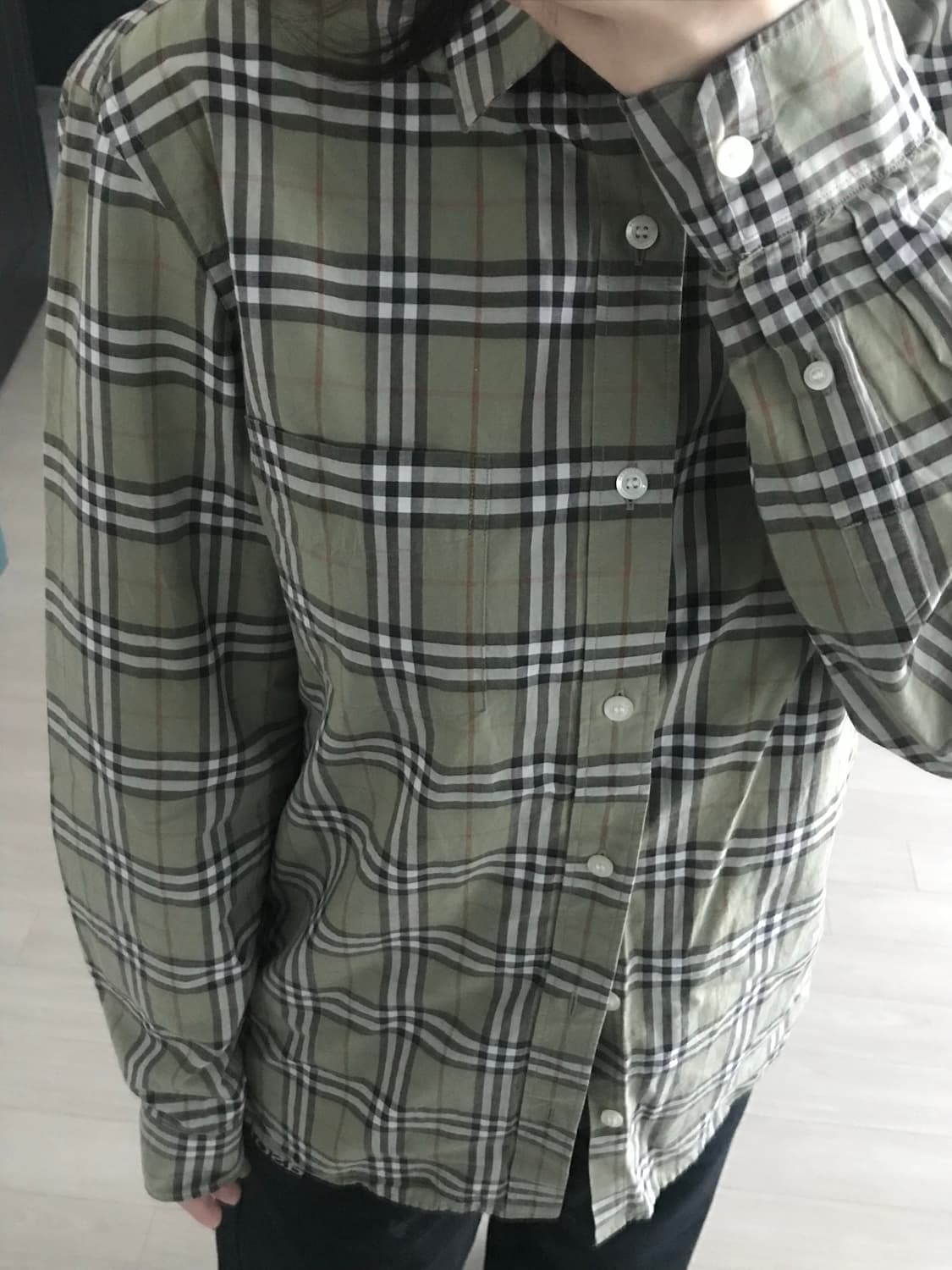 버버리 노바 체크 셔츠 상품이미지2