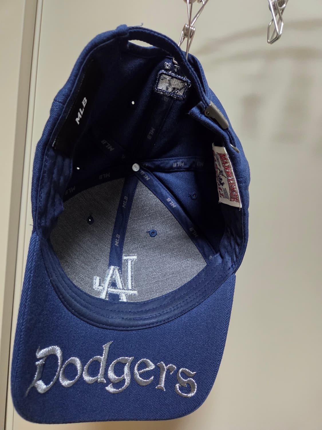 mlb 네이비 실버 볼캡 모자 상품이미지4