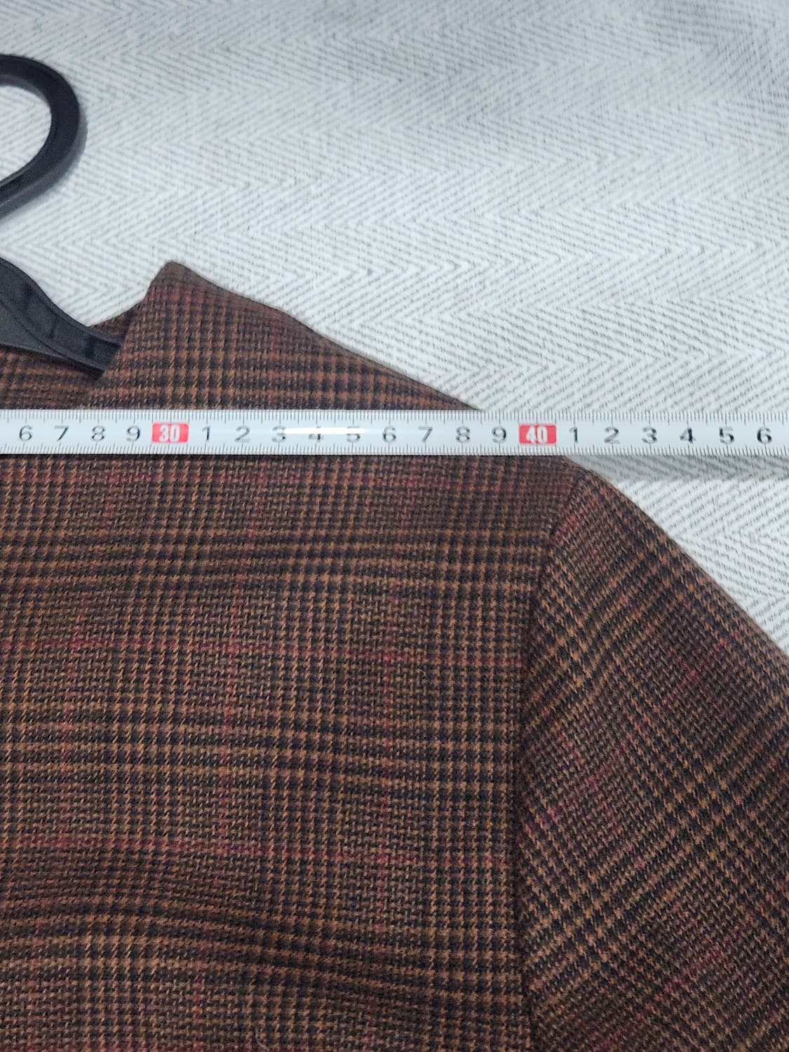 [S] 언유주얼앵글 브라운 체크 롱 맥시 원피스 S 상품이미지10