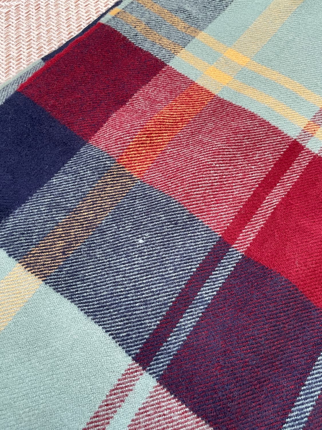 빈티지 멀티 체크 머플러  J03930 상품이미지2