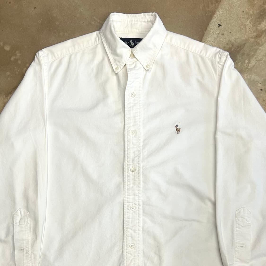 37-78 폴로랄프로렌 화이트 코튼 셔츠 상품이미지1
