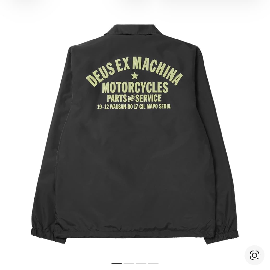 데우스 엑스 마키나 블랙 코치 자켓 서울 상품이미지1