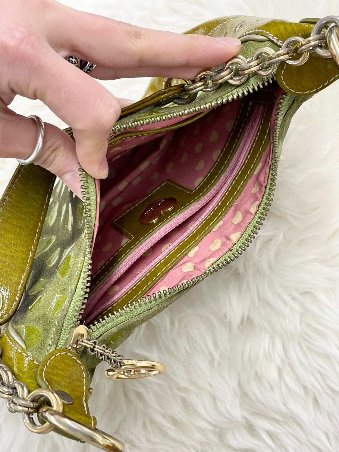 러브캣 키치 클로버 하트 체인백🍀 상품이미지8