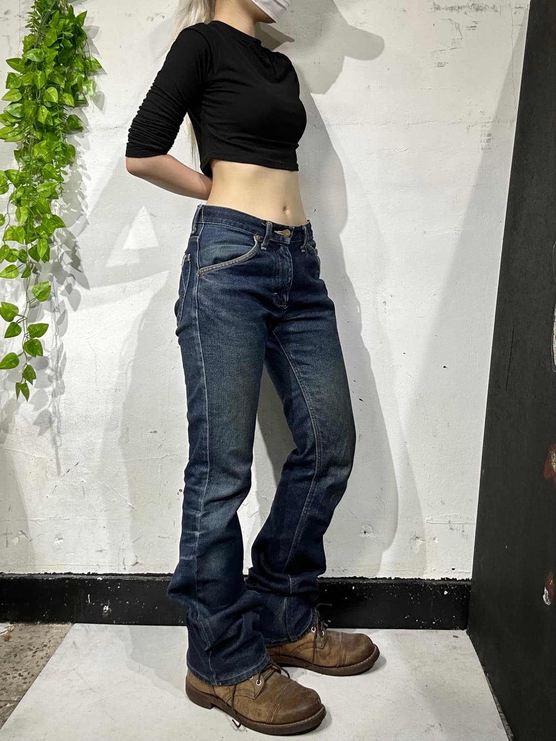 리 진청 부츠컷 데님 팬츠 청바지 상품이미지1