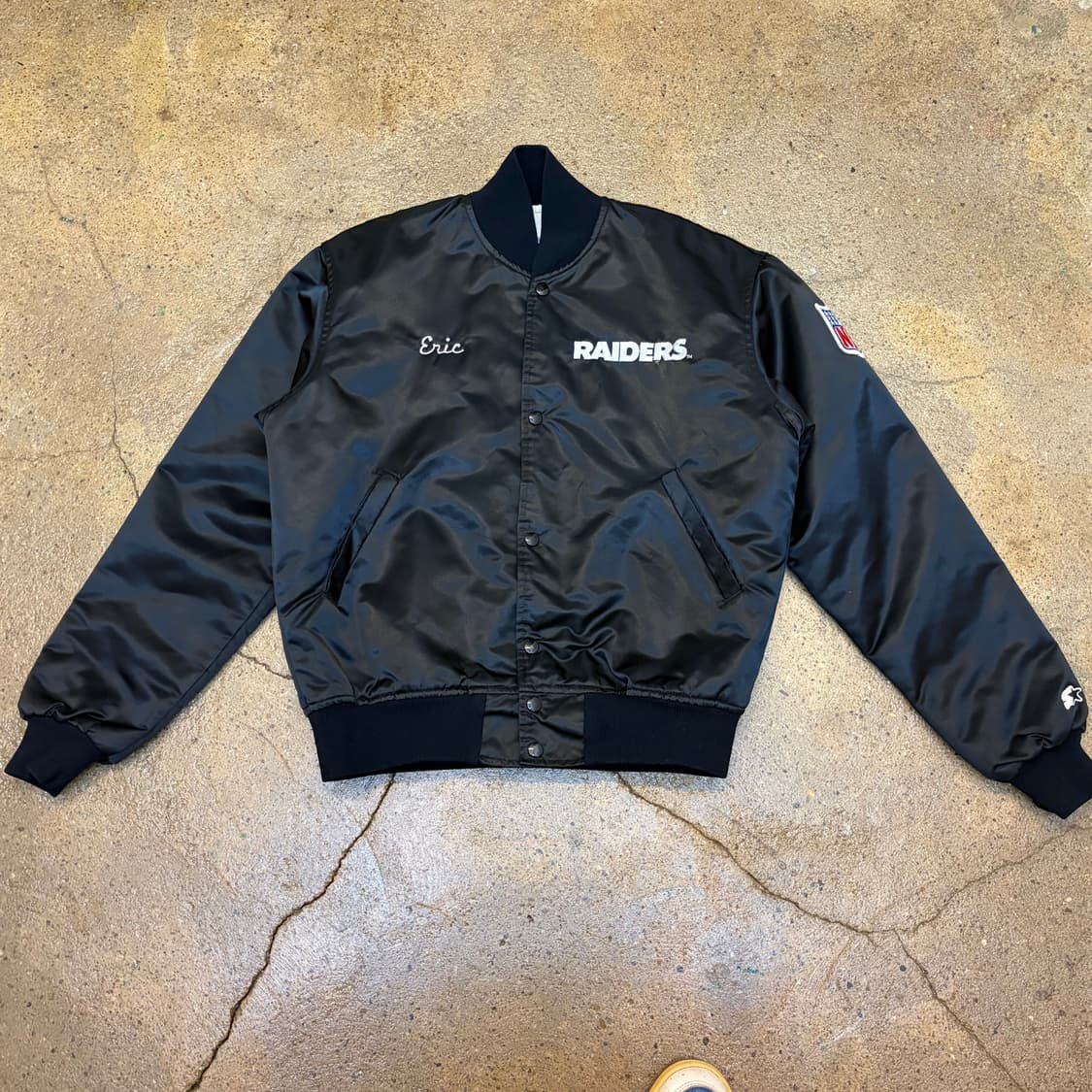 개레어 80s Made in USA 빈티지 스타터 레이더스 항공점퍼 상품이미지5