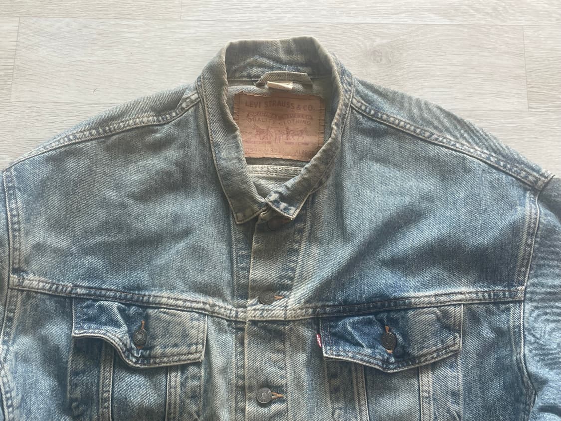 90s 70598-4891 리바이스 데님 트러커 xl 상품이미지6
