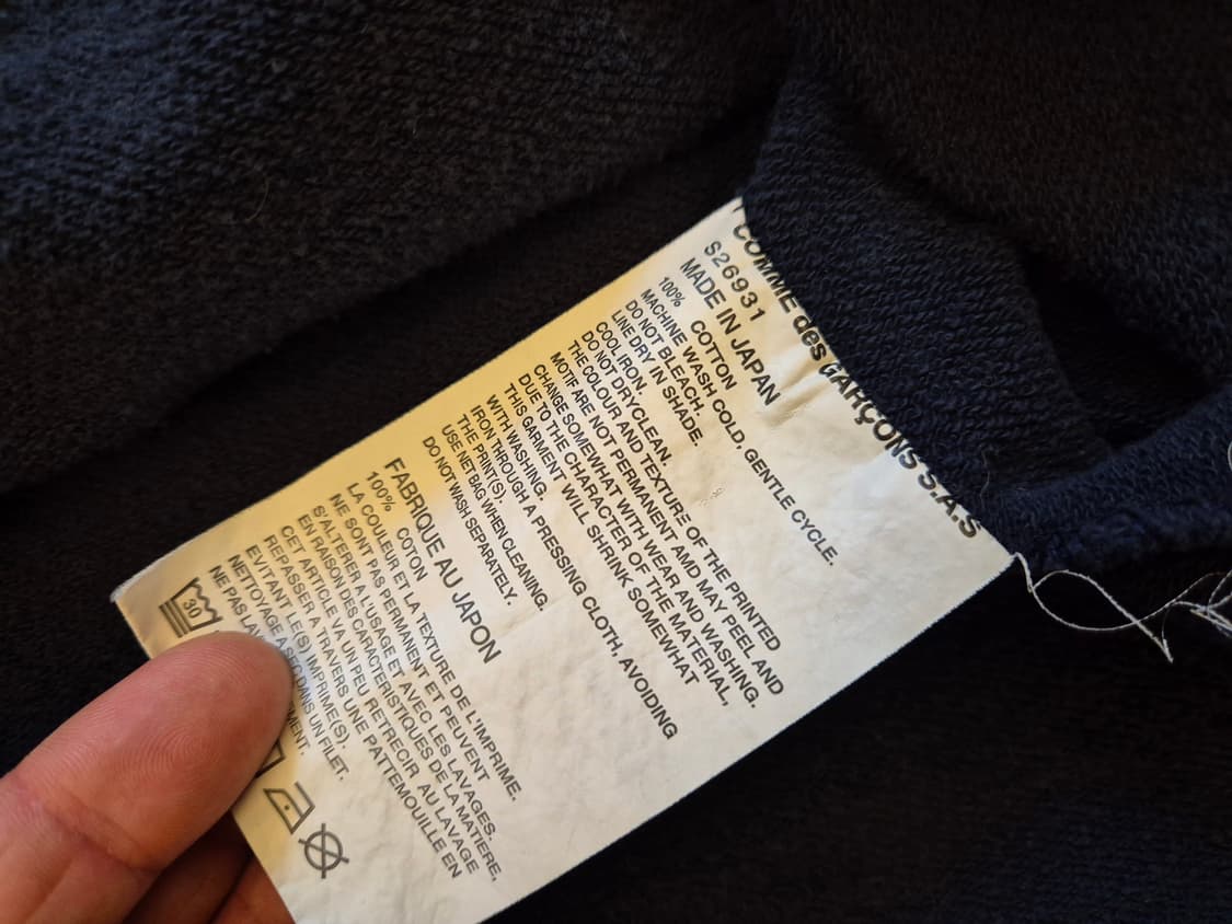 꼼데가르송 셔츠 보이스 오버사이즈 스웻 셔츠 상품이미지7