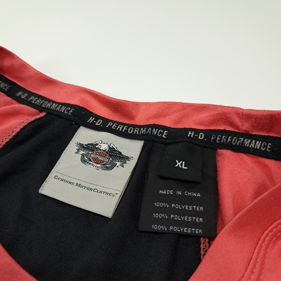 CL759 XL 할리데이비슨 윙로고 래글런 퍼포먼스 티셔츠 상품이미지4