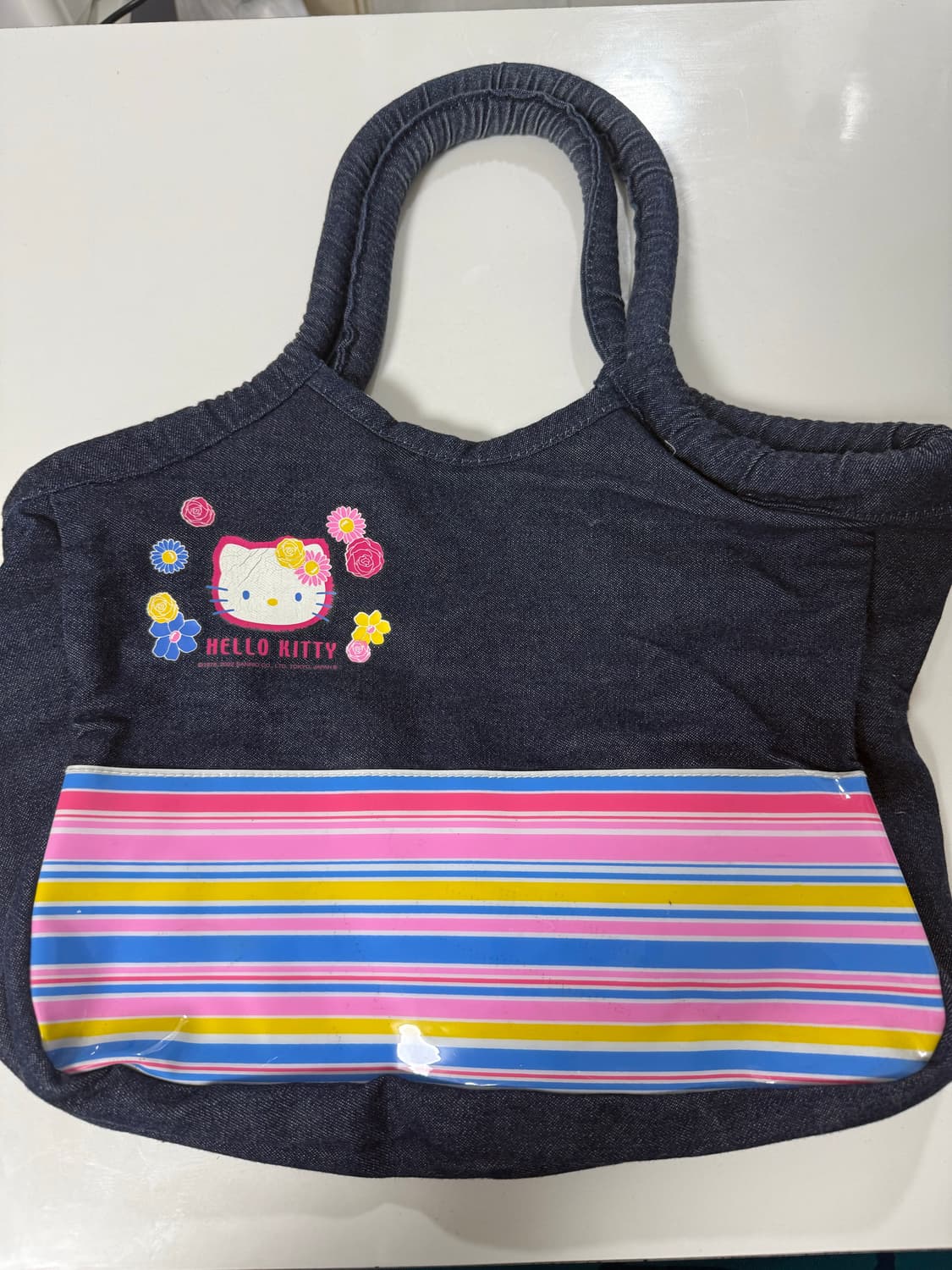 헬로키티 데님 쇼퍼백 / 고전문구 상품이미지1