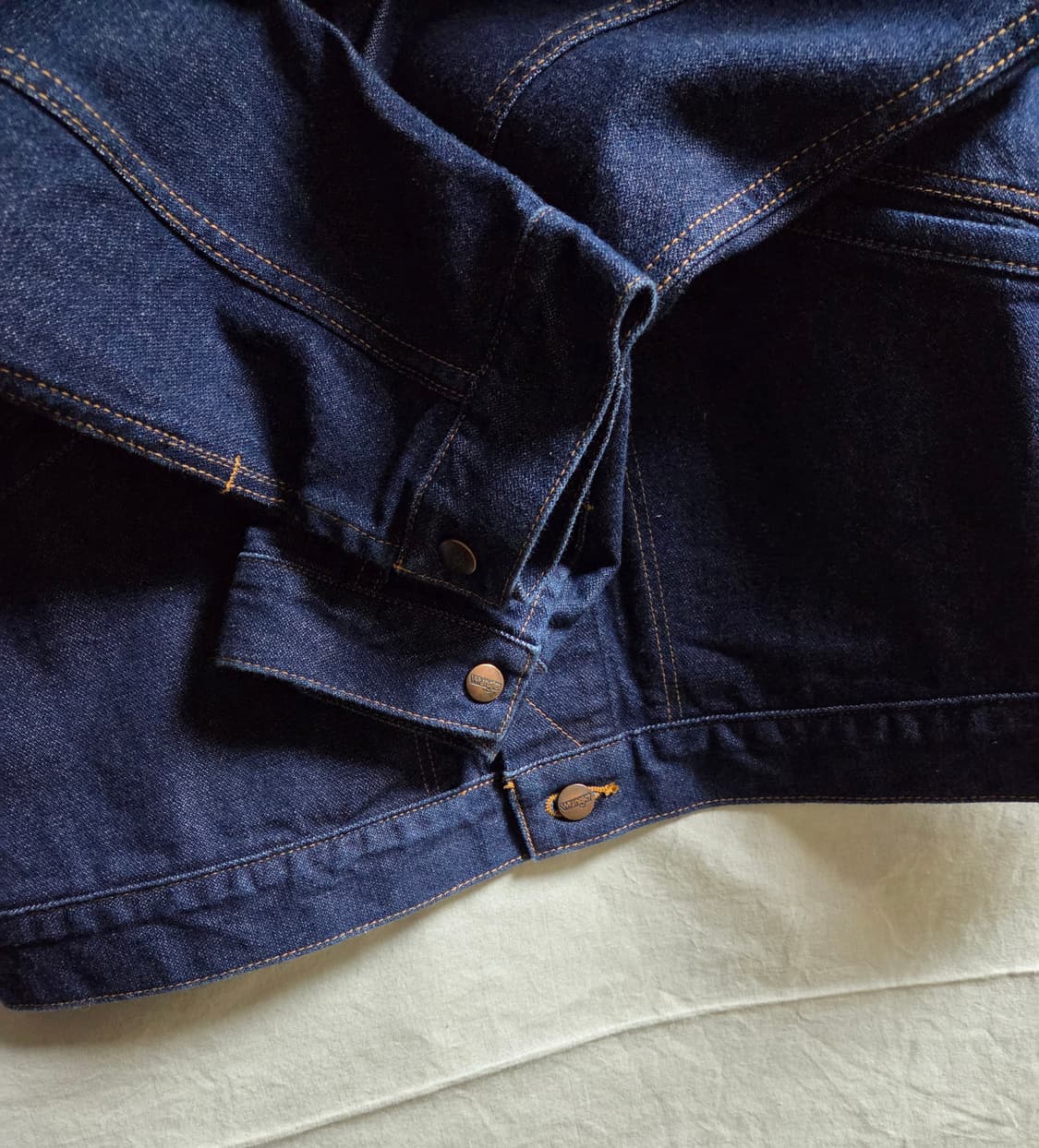 랭글러 124MJ 데님 자켓 인디고 L 상품이미지5