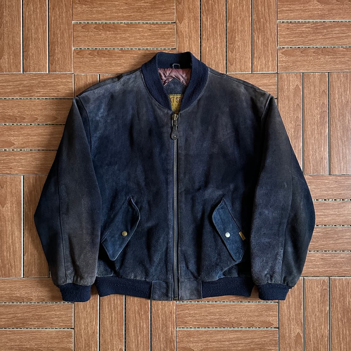 90’s Next Stage cow-hide suede bomber 상품이미지1