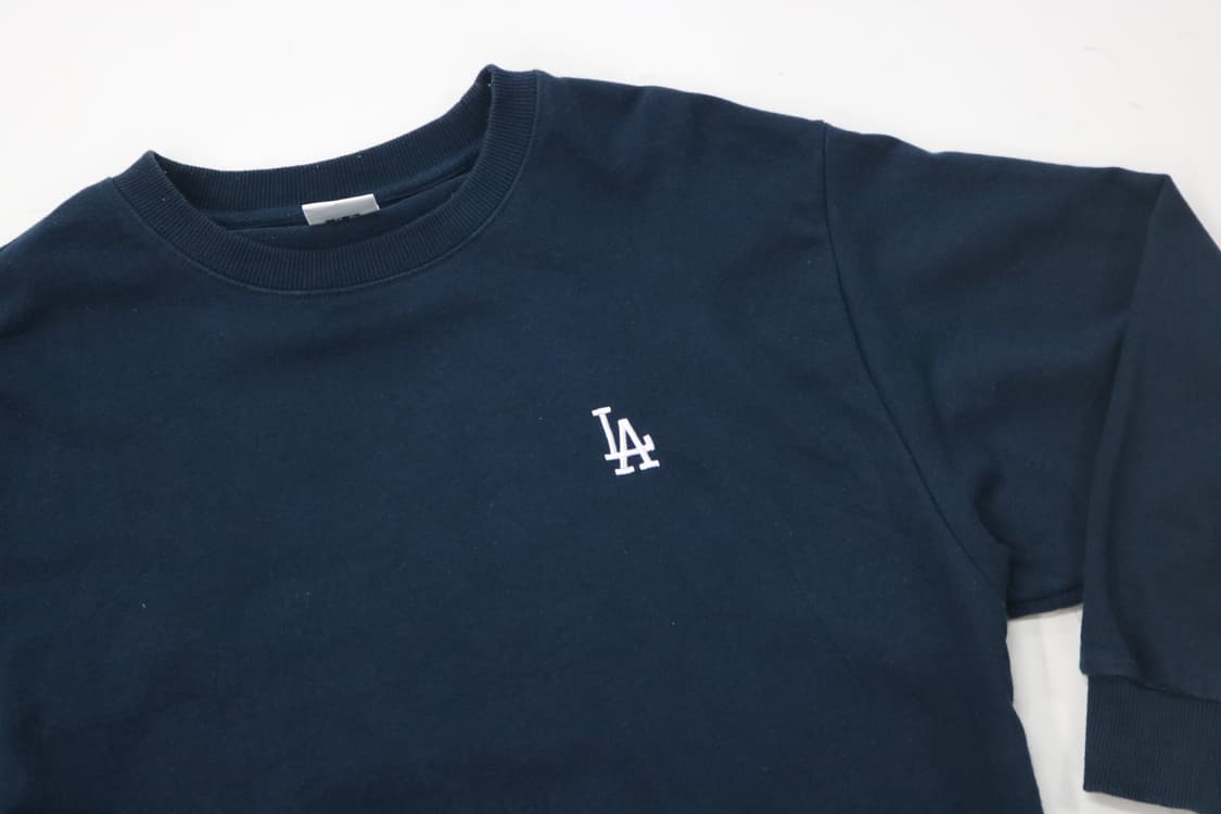 MLB 엠엘비 LA 다저스 빅로고 백프린팅 네이비 맨투맨 M 상품이미지3
