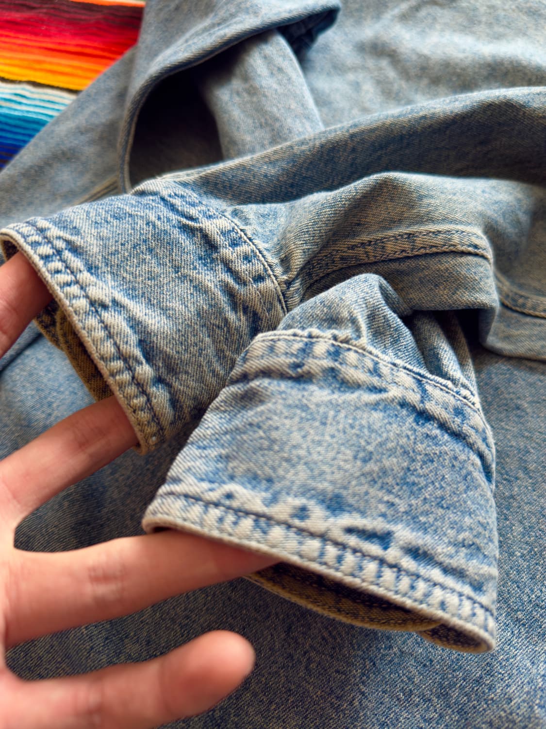 90s Old Gap denim shirt 상품이미지8