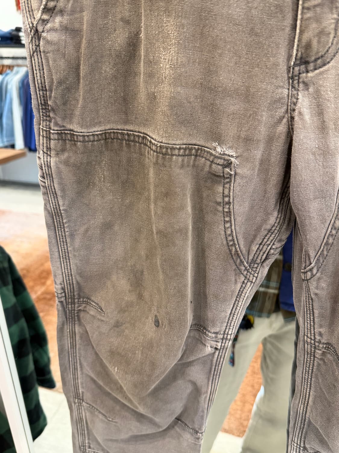 Carhartt 칼하트 디스트레스드 더블니 워크 팬츠 (34inch) 상품이미지8