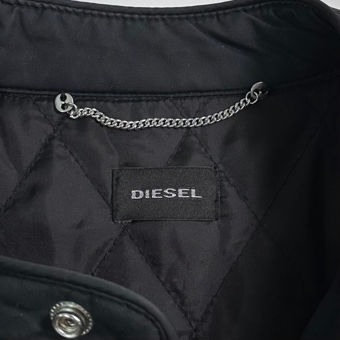 디젤 코튼/나일론 바이커 자켓  상품이미지8