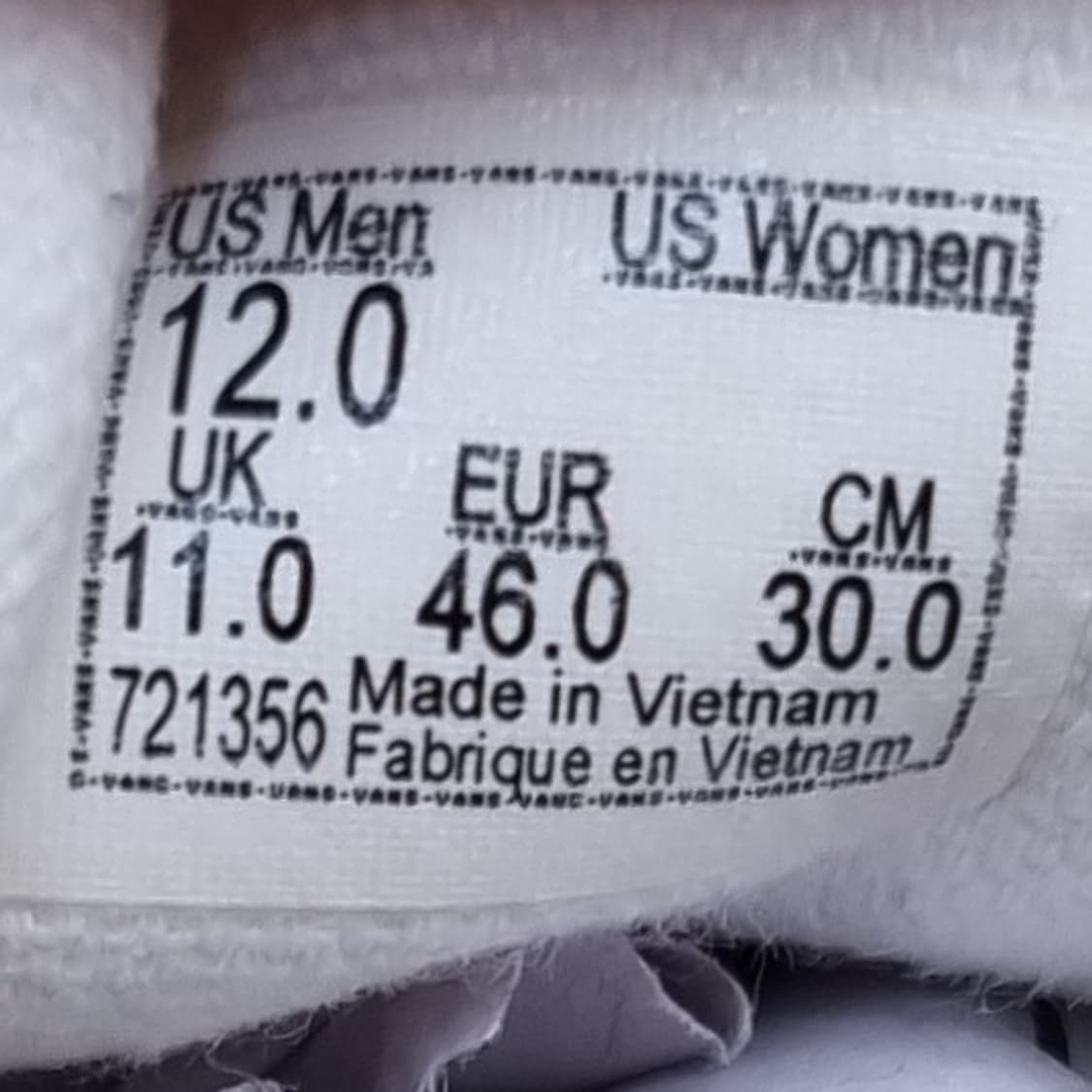 반스 어센틱 VR3 남성스니커즈 300 상품이미지6