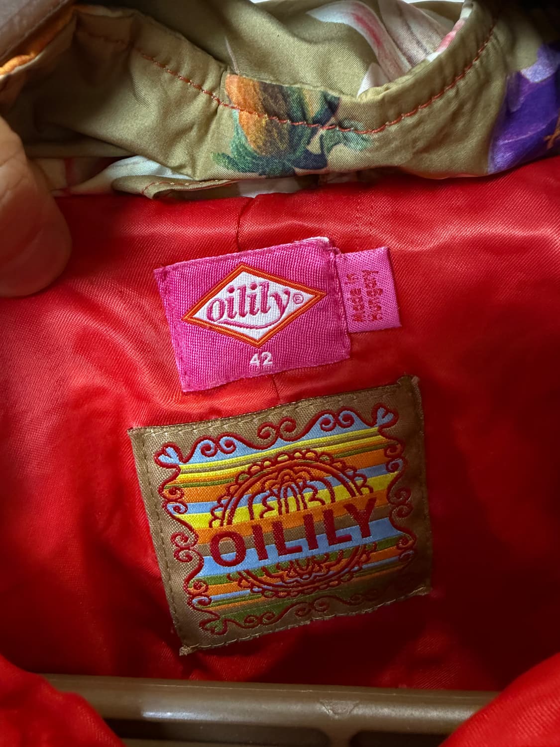 (42) Oiliy 오일릴리 플라워 패턴 후드 점퍼 자켓 상품이미지7